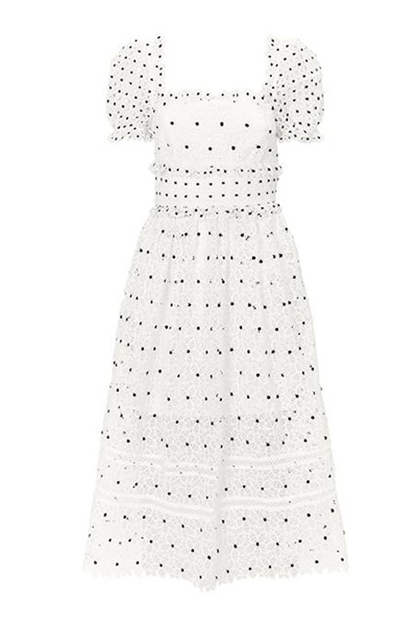 Guipure Lace Midi Dress from Self-Portrait