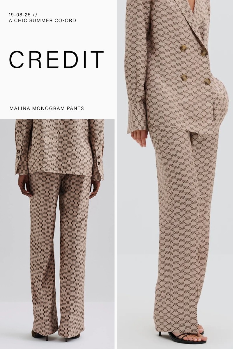 Monogram Pants from Malina