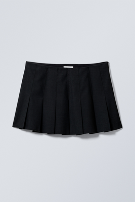 Short Pleated Mini Skirt from Weekday