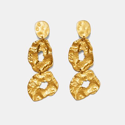 Gold Toned Earrings from Zara