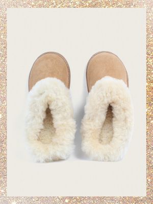 Women's Sheepskin Slippers, £44.99 | Margarets Wool