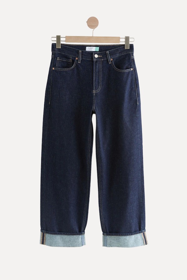 Rinse Boyfriend Turn Up Jeans