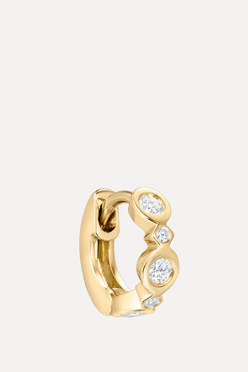 Triolette Oval Single Hoop
