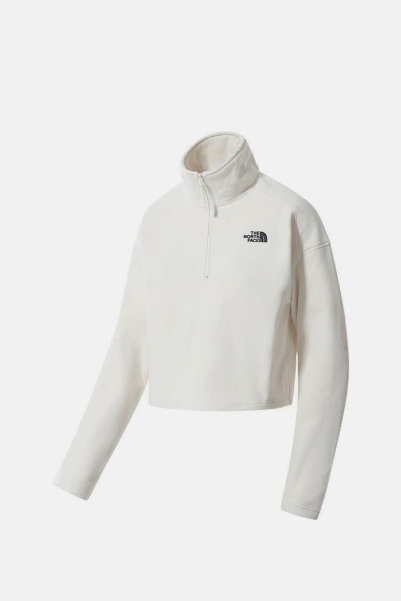 100 Glacier Cropped ¼ Zip Fleece from The North Face