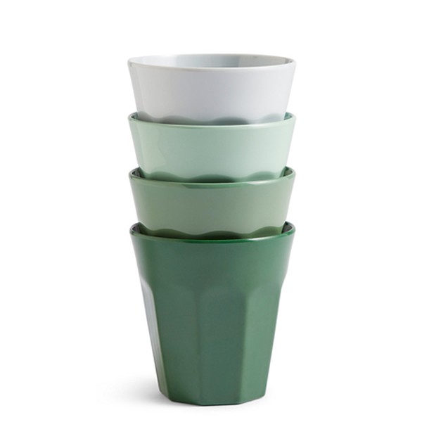Set Of 4 Melamine Beakers