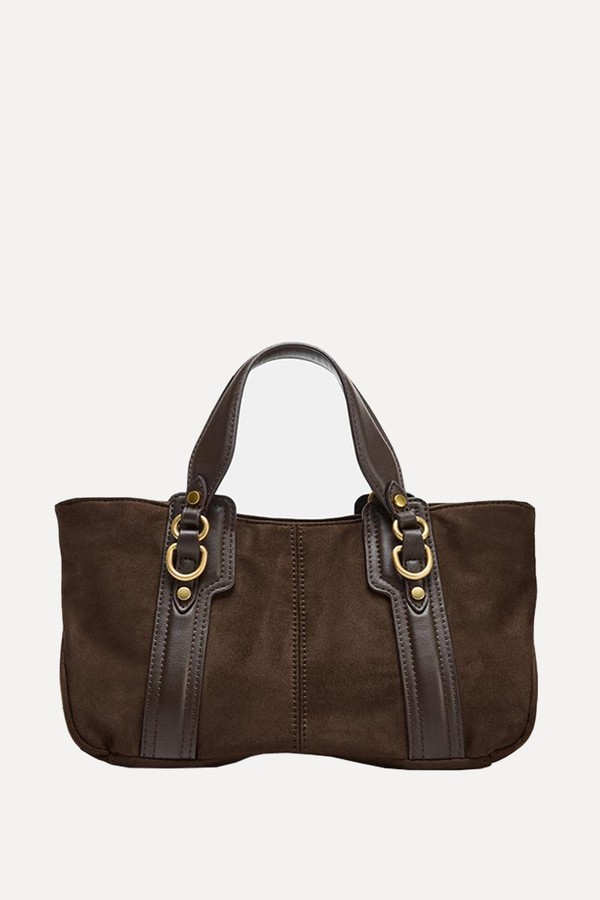 Mini Shopper Bag With Rings from Zara