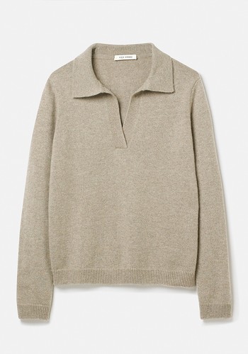 Cashmere Polo Sweater