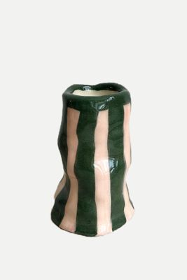 Striped Candle Holder from Domenica Marland x Hodge Pots