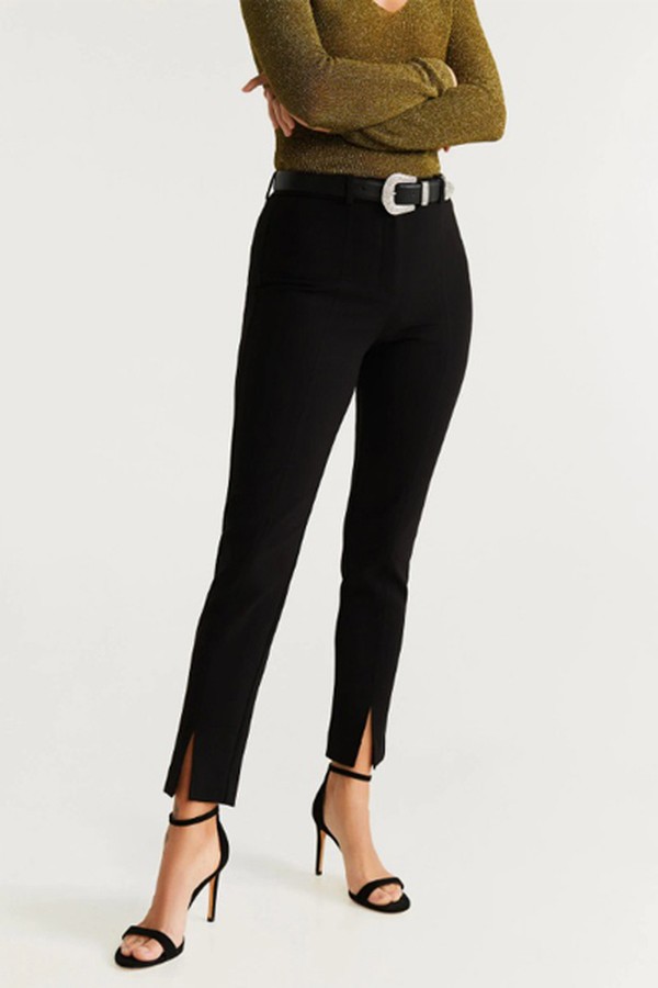 Slit Hem Trousers from Mango