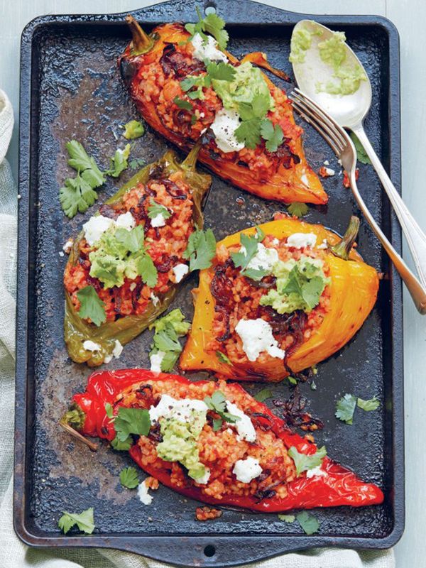 Stuffed Poblano Peppers