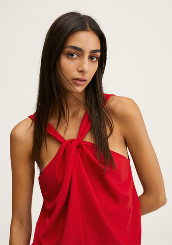 Criss Cross Strap Top from Mango