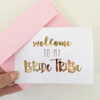 Welcome To My Bride Tribe from Etsy