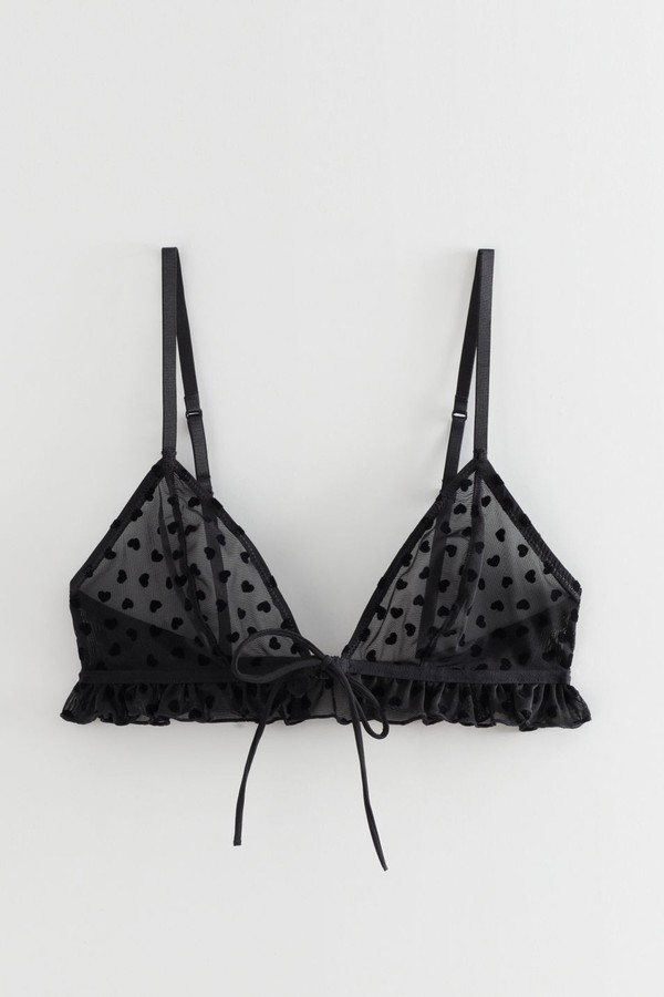 Velvet Heart Soft Mesh Bra from & Other Stories