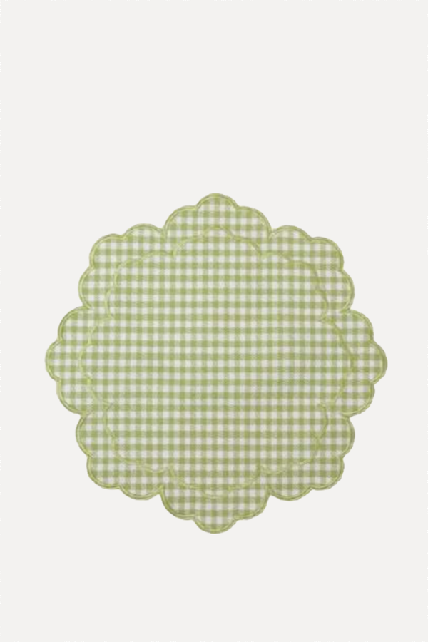 Gingham Placemat from Domenica Marland