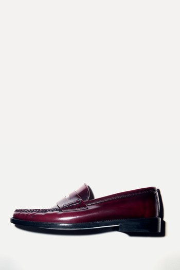 Leather Loafers from Mango