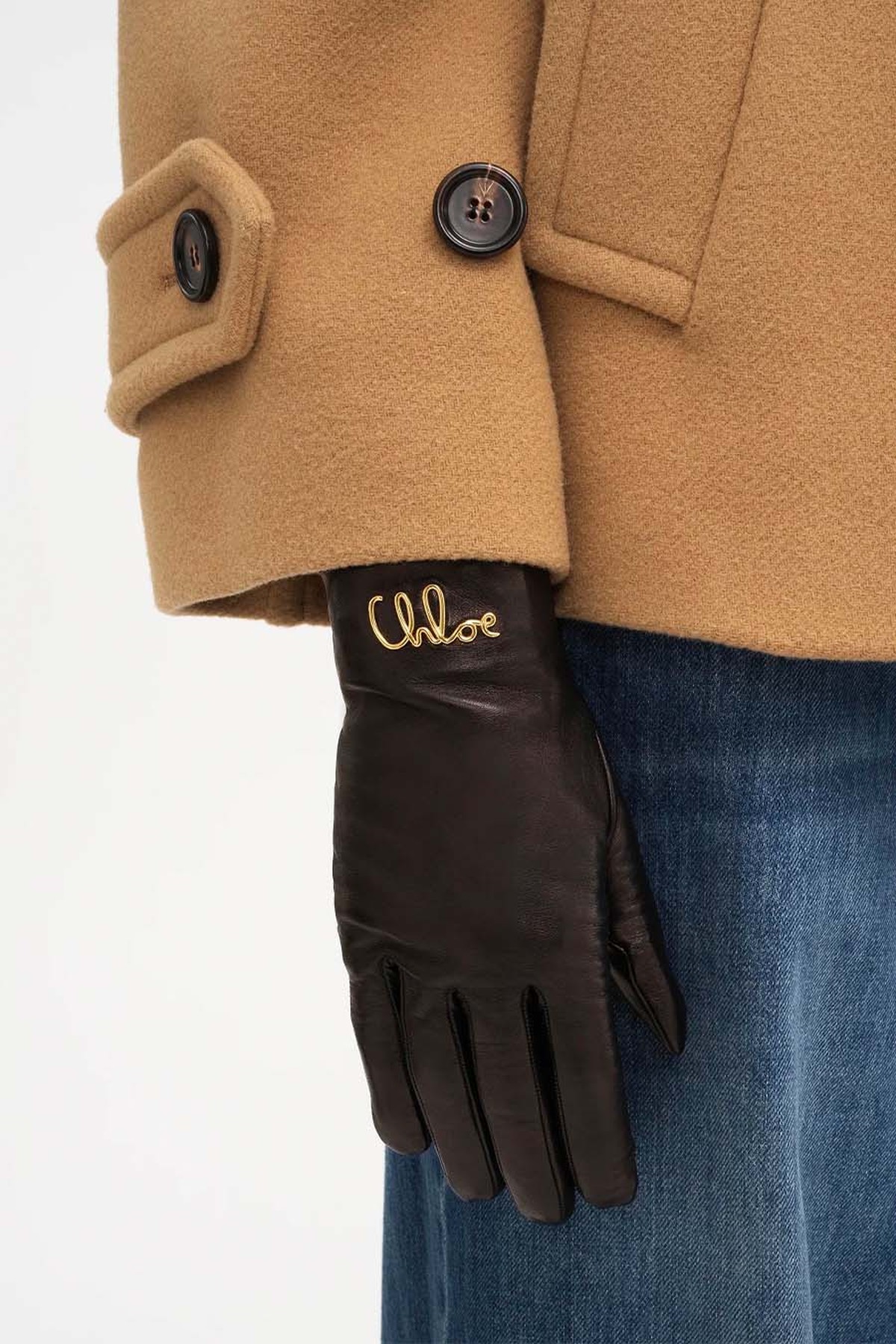 The Chloé Iconic Gloves In Leather from Chloé