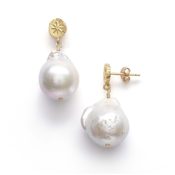 Stars & Pearls Earrings from Anni Lu