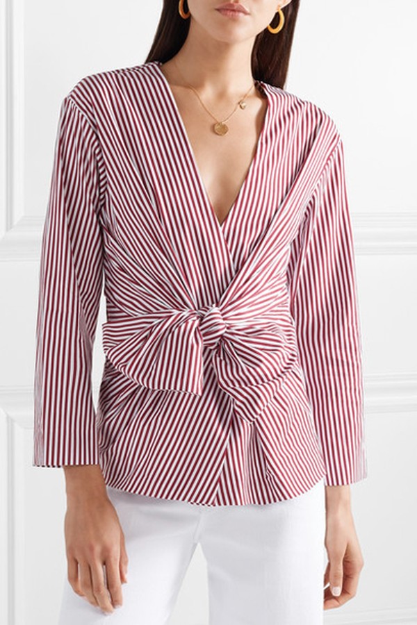 Tie-Front Shirt from Diane Von Furstenburg