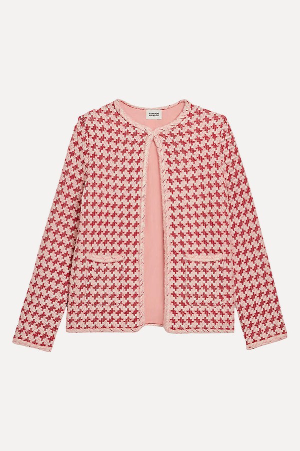 Tweed Effect Knitted Cardigan from Claudie Pierlot