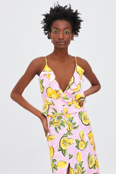 Lemon Print Top from Zara