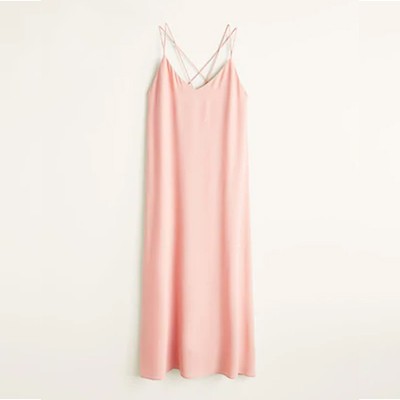 Long Crepe Dress from Mango