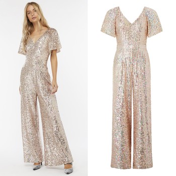 Chrissy Sequin Jumpsuit