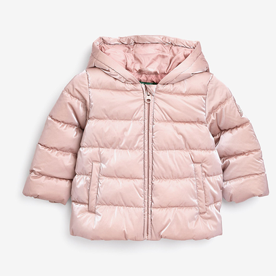 Pink Wings Puffer Coat from Benetton 