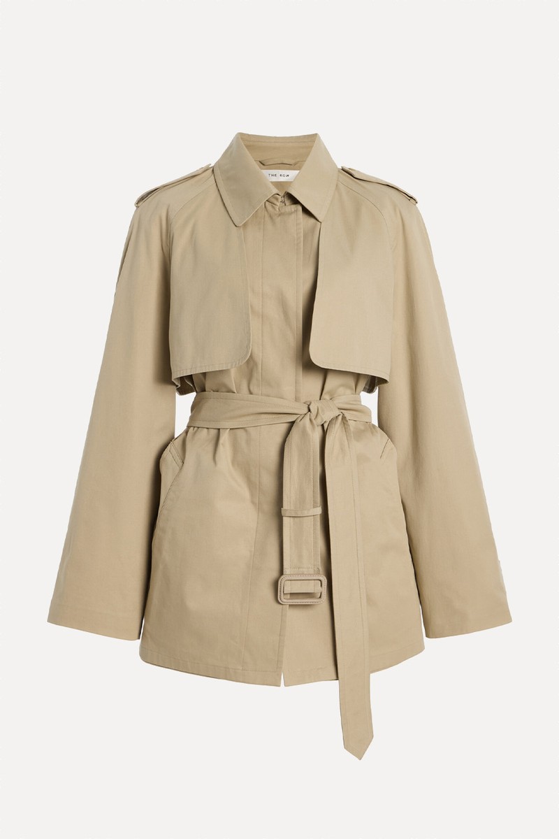 Tavoris Belted Cotton Gabardine Jacket from The Row