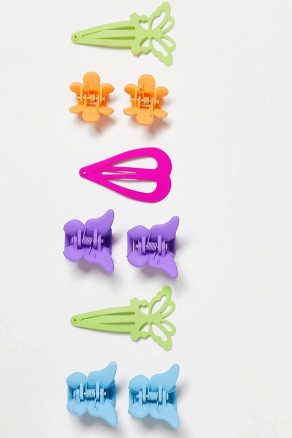 Pack Of 10 Hair Clips from ASOS Design