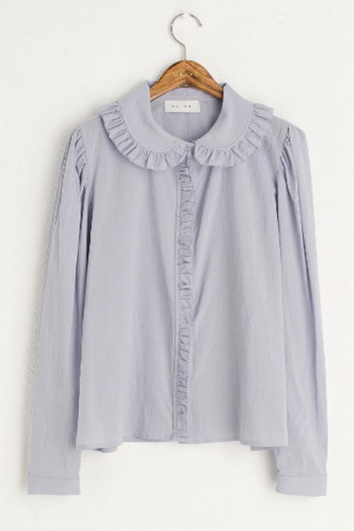 Frill Round Collar Blouse