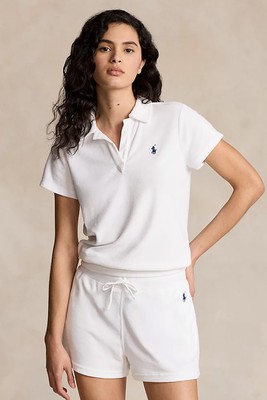 Shrunken Fit Terry Polo Shirt