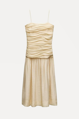 Draped Midi Dress  from Zara