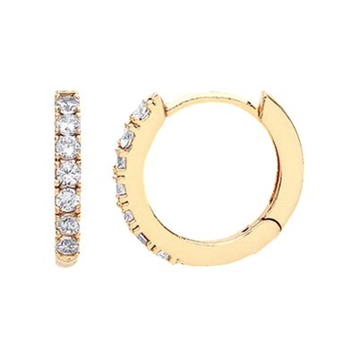 Pave Set Hoop Earrings from Estella Bartlett