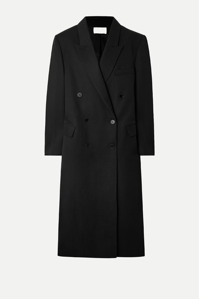 Jane Oversized Double-Breasted Twill Coat from THE FRANKIE SHOP