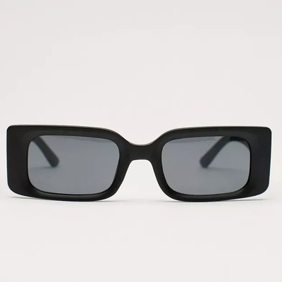 Thick Square Frame Tinted Sunglasses from Nasty Gal