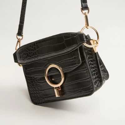 Croc Effect Bag from Mango