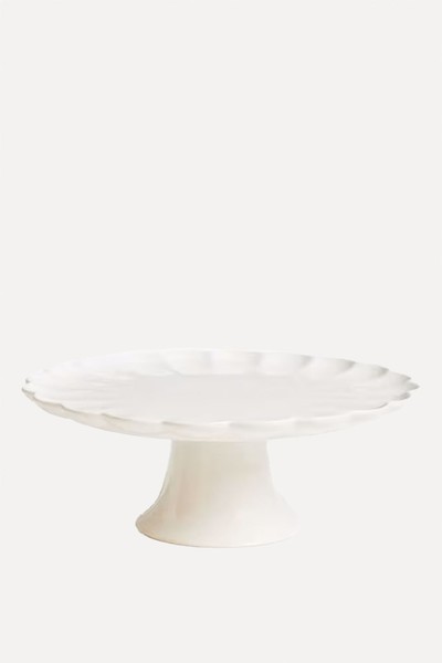 Scalloped Speckled Cake Stand from John Lewis