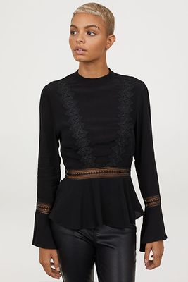 Blouse With Lace