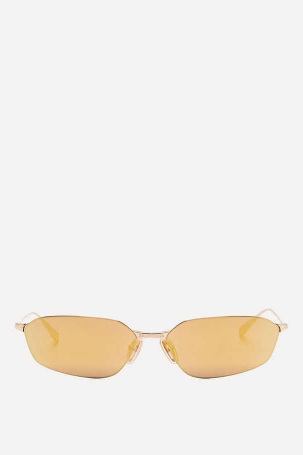 Geometric-Frame Sunglasses from Balenciaga