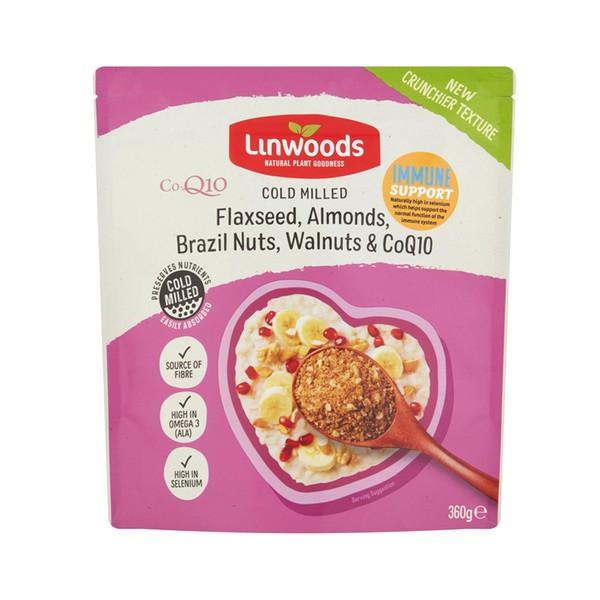 Flaxseed Almonds Brazil & Q10 from Linwoods
