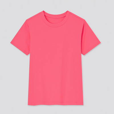 Cotton Colour Crew Neck T-Shirt