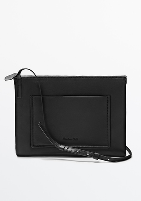 Leather Crossbody Clutch from Massimo Dutti
