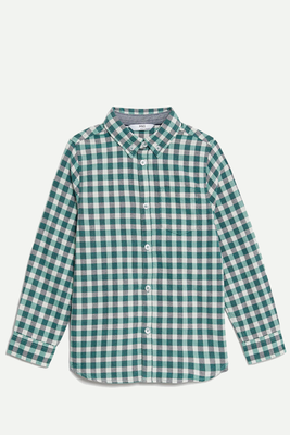 Pure Cotton Gingham Shirt from M&S