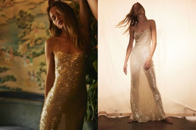 Olympia Sequin Dress, £425 | Rat & Boa