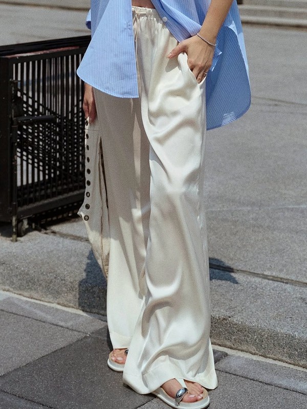 The Round Up: Satin Trousers