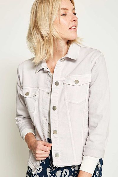 Lilac Denim Western Jacket