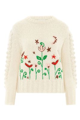 Embroidered Mohair Jumper from Hayley Menzies
