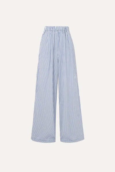 Striped Twill Wide-Leg Pants  from The Frankie Shop