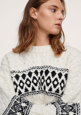 Jacquard Knitted Sweater