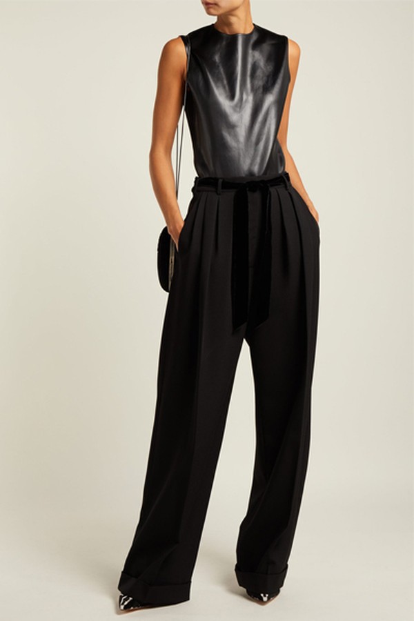 Coated Satin Sleeveless Top from Givenchy